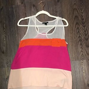 Forever 21 Racerback Sheer Top